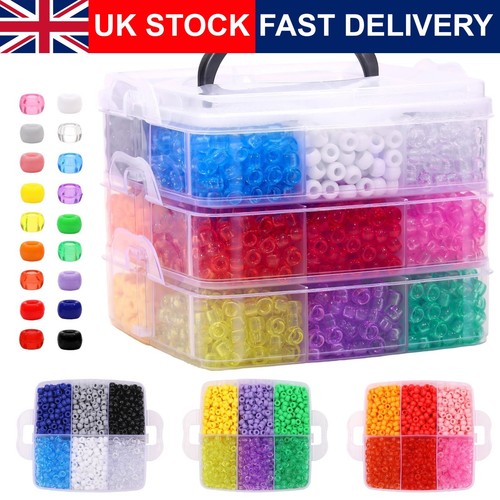 Pony beads 3600pcs colours - beads, 18
