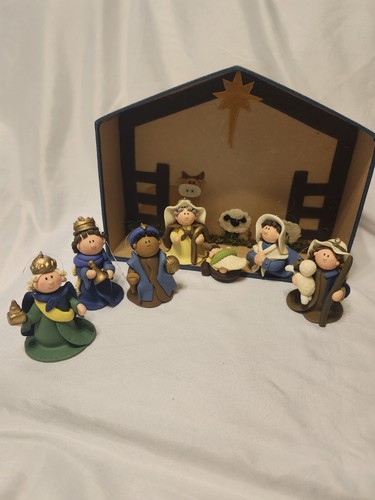 Handmade clay folk art - clay,